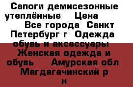 Сапоги демисезонные утеплённые  › Цена ­ 1 000 - Все города, Санкт-Петербург г. Одежда, обувь и аксессуары » Женская одежда и обувь   . Амурская обл.,Магдагачинский р-н